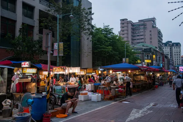 Datong District, Taipei, Taiwan, Ningxia Night Market — Stockfoto
