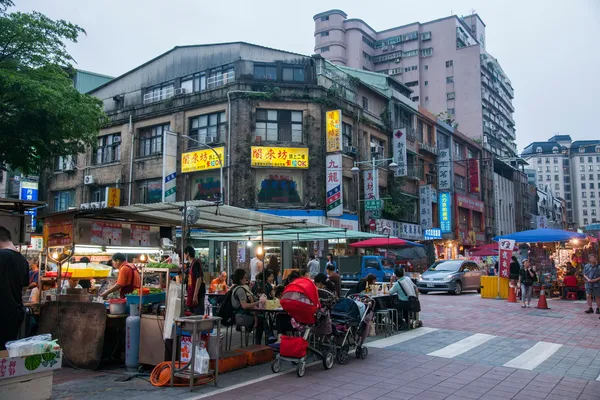 Datong District, Taipei, Taiwan, Ningxia Night Market — Stockfoto