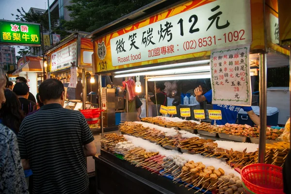 Datong District, Taipei, Taiwán, Ningxia Night Market —  Fotos de Stock