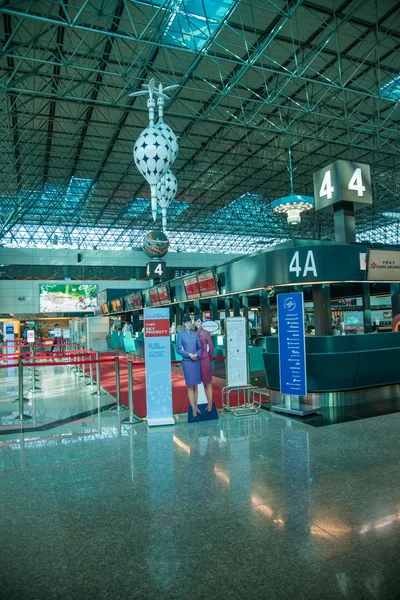 台湾桃園国際空港ターミナル — ストック写真