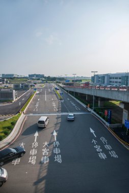 Tayvan taoyuan Uluslararası Havaalanı terminal çevre yolu koridor
