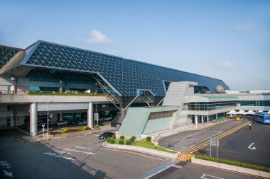 Tayvan taoyuan Uluslararası Havaalanı terminal çevre yolu koridor