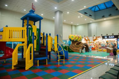 Taiwan Taoyuan International Airport Terminal children's playground area