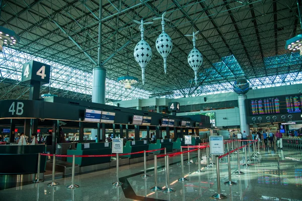 Тайваньский международный аэропорт Таоюань — стоковое фото