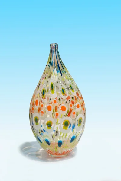 Taiwan Taoyuan International Airport Terminal show "Taiwan Glass Art" crafts — Stock Photo, Image