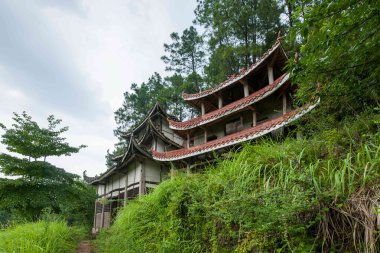 anyue county, sichuan Eyaleti, köyün dışında inşa üst yeni halk Köyü isimsiz dağ ming Tapınağı kaplan Tapınağı