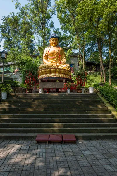 Yongchuan okres, chongqing Karla bambus Scénic jiné domy bao ji chrám buddha — Stock fotografie
