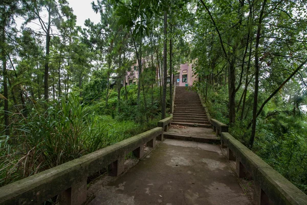 Anyue County, Sichuan-provinsen, den nya Top-Ming Temple Mountain Folk Village Steller — Stockfoto