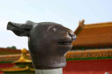 Chongqing zhongxian shibaozhai doğal Antik Bronz 