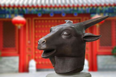 Chongqing zhongxian shibaozhai doğal Antik Bronz 
