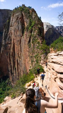 Utah 'ta güzel bir yaz gününde.