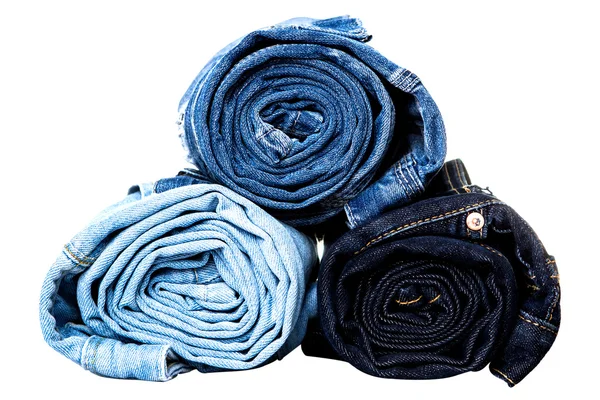 Jeans laminados — Fotografia de Stock