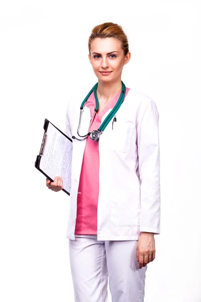 Profesyonel medic holding Pano — Stok fotoğraf