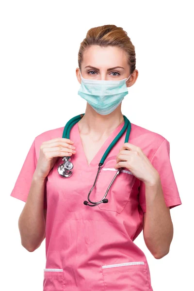 Portret of young medic Stock Image