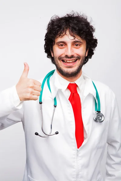 Doctor showing ok sign — Stock Photo, Image