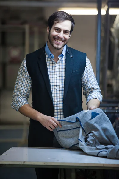 Handsome tailor man — Stock Photo, Image