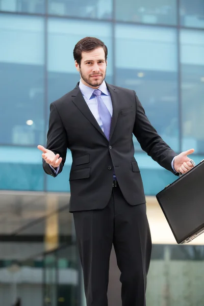 Jovem Empresário Bonitão — Fotografia de Stock