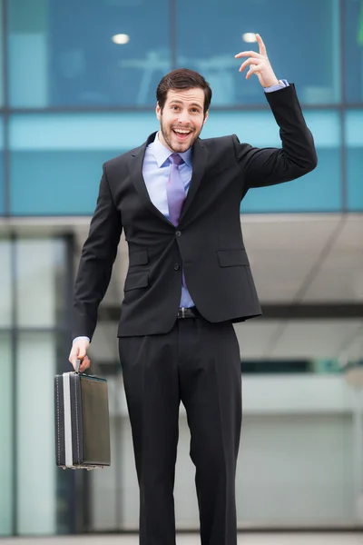 Zakenman heeft een idee — Stockfoto