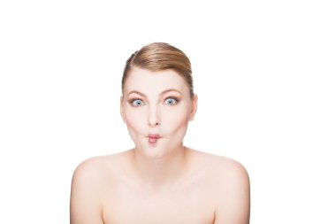 güzel expresive ve doğal kadın