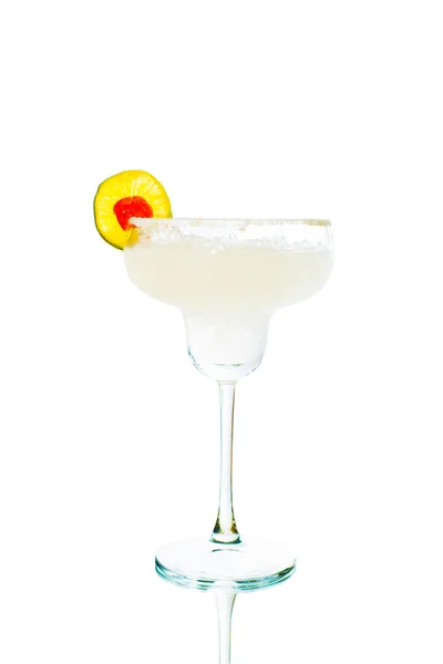 Colored cocktail on white background — Stock Photo, Image