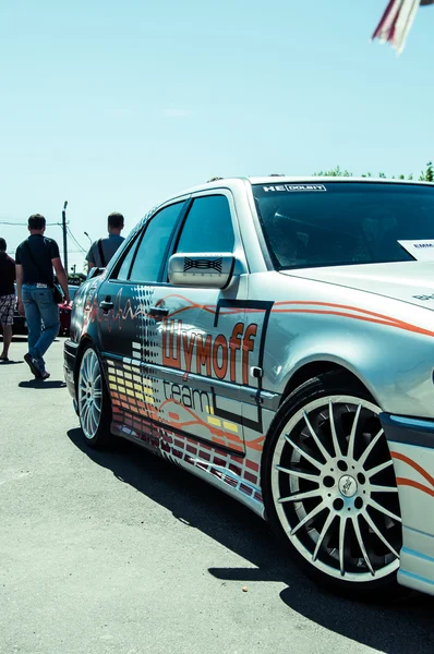 Tuning car at EMMA 2013 in Lviv — Stock Photo, Image