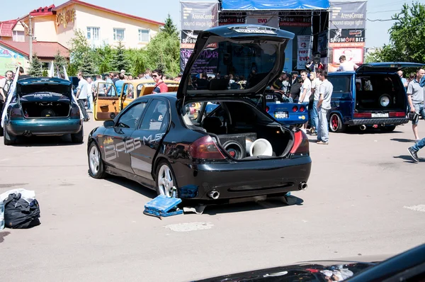 Tuning samochodów w emma 2013 we Lwowie — Zdjęcie stockowe