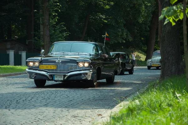 Retro car on Leopolis Grand Prix 2013 — Stock Photo, Image