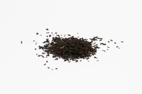 Torra svarta teblad — Stockfoto