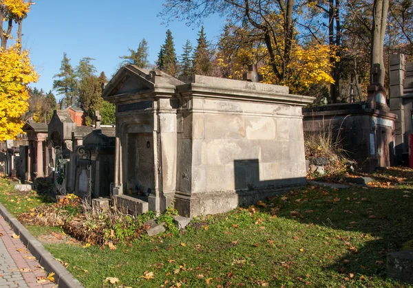 Un viejo entierro en un cementerio —  Fotos de Stock