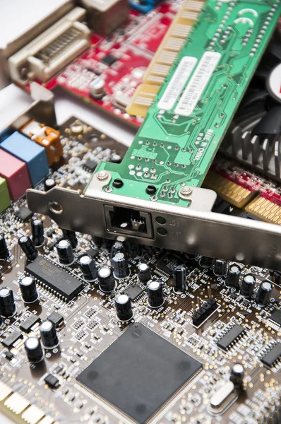 Beyaz bir arka plan üzerinde ağ kartı