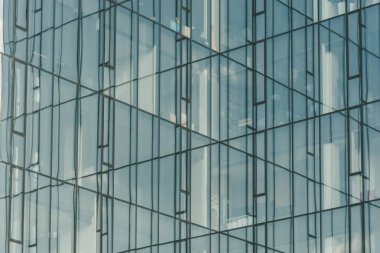Cam ofis cephesinin soyut görüntüsü