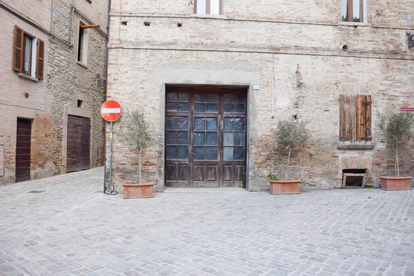Collection Medieval Wooden Doors Photographed Sant Angelo Vado Very Ancient — Stock fotografie