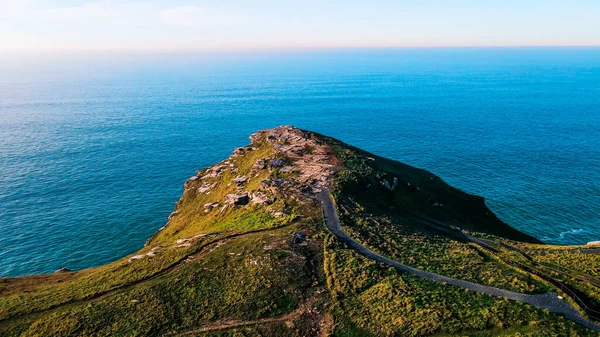 Flying Landscape Atlantic Ocean Aerial View — Stockfoto