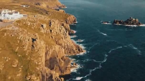 Aerial View Atlantic Ocean Time Lapse — Wideo stockowe