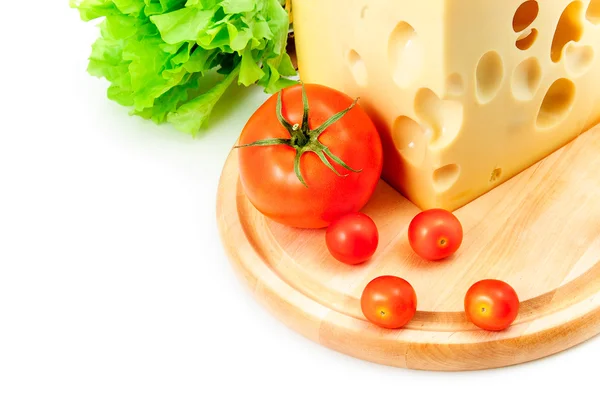 Fromage, tomates et laitue Image En Vente