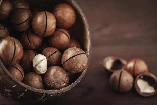 Macadamia nuts — Stock Photo, Image