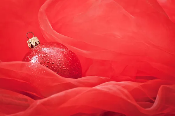 Red and Christmas atmosphere — Stock Photo, Image