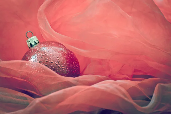 Rote und weihnachtliche Atmosphäre — Stockfoto