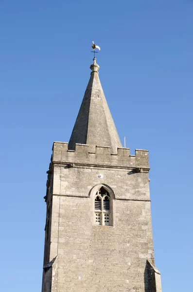 İngilizce kilise spire — Stok fotoğraf