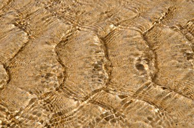 Deniz dalgalanma doku kum üzerinde