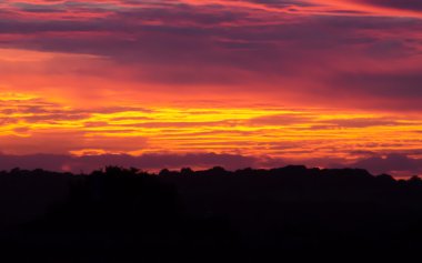güzel İngilizce yaz günbatımı