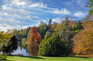 stourhead, İngiltere'de, Güz