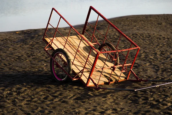 Starý vozík Beach — Stock fotografie