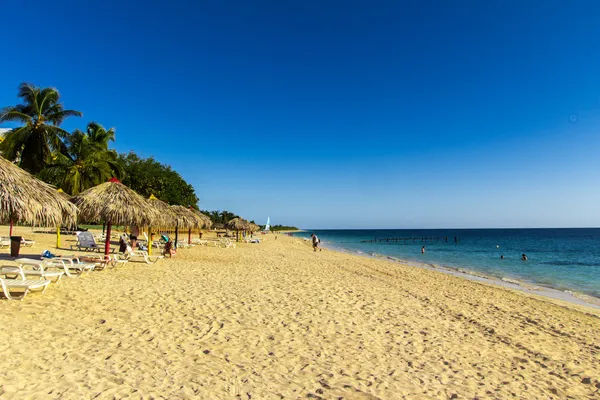 Cubansk strand – stockfoto