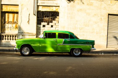 eski araba la Havana