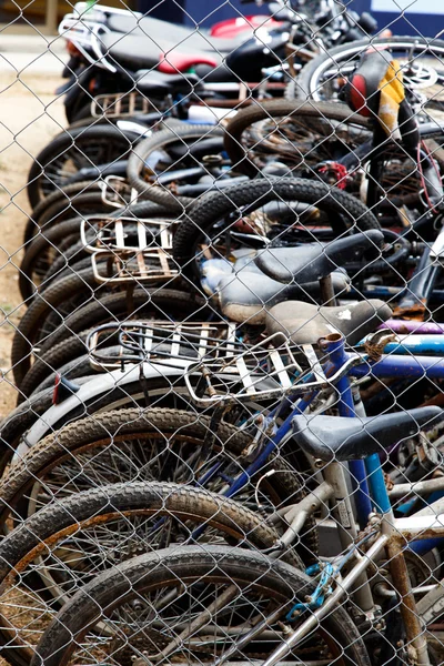 Grupo de bicicletas — Fotografia de Stock