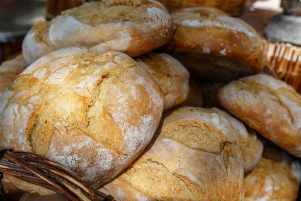 Rustic bread group — Stock Photo, Image