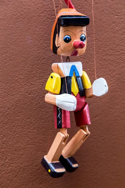 Pinnochio marionetka — Zdjęcie stockowe