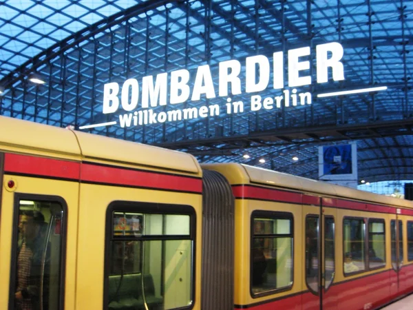 The central train station in Berlin