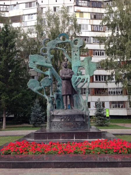 Gabdulla tukai Anıtı. Naberezhnye chelny, Tataristan — Stok fotoğraf